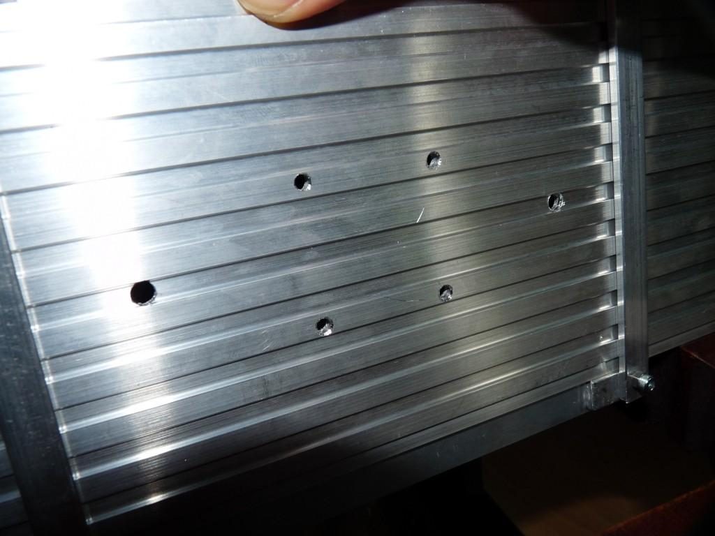 panel26 Nawiercony radiator chłodzenie diod